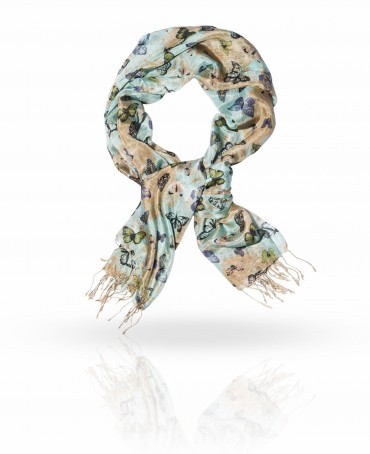 Палантин Женский S-VINATGE.BUTTERFLY/MINT